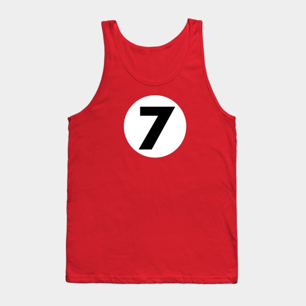 Billiard, Seven Ball Tank Top by Heyday Threads